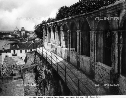 ACA-F-043464-0000 - Remains of the Roman Theatre, Verona - Date of photography: 1936 - Alinari Archives, Florence