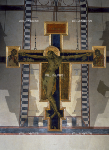 AGC-F-002119-0000 - Crocifisso dipinto. Opera di Cimabue conservata al Museo dell'Opera di Santa Croce a Firenze. - Data dello scatto: 1996 - Archivi Alinari, Firenze
