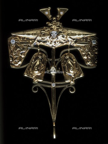 AIS-F-064751-0000 - LANDUYT, Octave (1922). Jewel. Gold and inlayings. Jewelry. - Paul Maeyaert / Iberfoto/Archivi Alinari