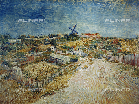 ATK-F-005838-0000 - Veduta di Montmartre; dipinto di Vincent van Gogh; Amsterdam, Stedelijk Museum - Joachim Blauel / Artothek/Archivi Alinari