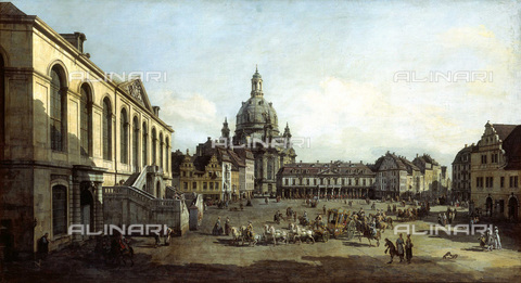 ATK-F-007110-0000 - Piazza di Dresda; dipinto di Bernardo Bellotto; Dresda, Gemà¤ldegalerie - Joachim Blauel / Artothek/Archivi Alinari