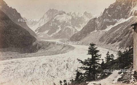 AVQ-A-000012-0006 - View of Montenvers, near Chamonix-Mont-Blanc - Date of photography: 1860-1880 - Alinari Archives, Florence