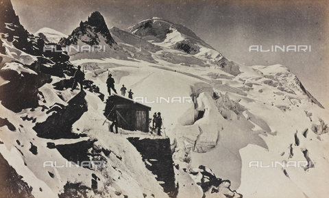 AVQ-A-000012-0007 - Climbers on Mont Blanc - Date of photography: 1860-1880 - Alinari Archives, Florence