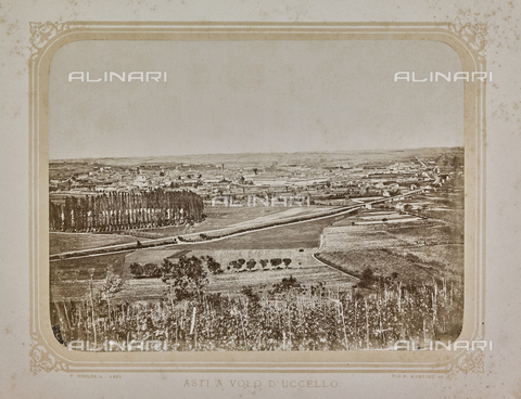 AVQ-A-000020-0001 - Asti, bird's eye view - Date of photography: 1878 ca. - Alinari Archives, Florence