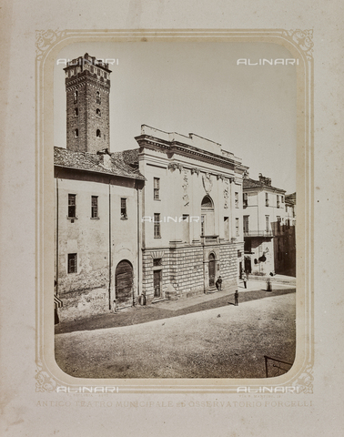 AVQ-A-000020-0007 - View of the Ancient Municipal Theatre, Asti - Date of photography: 1878 ca. - Alinari Archives, Florence