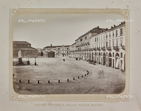 AVQ-A-000020-0010 - Partial View of the Alfieri Square, Asti - Date of photography: 1878 ca. - Alinari Archives, Florence