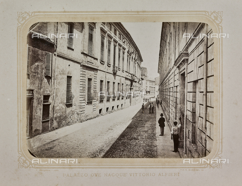 AVQ-A-000020-0012 - View of the Birthplace's Palace of Vittorio Alfieri, Asti - Date of photography: 1878 ca. - Alinari Archives, Florence
