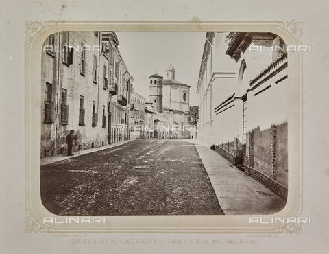 AVQ-A-000020-0014 - View of the Church of St Caterina (Opera Pia Michelerio), Asti - Date of photography: 1878 ca. - Alinari Archives, Florence