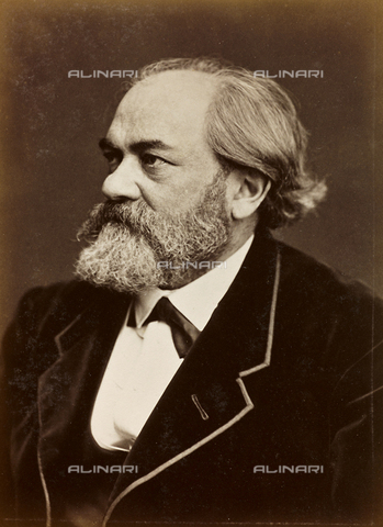 AVQ-A-000144-0476 - Portrait of Rudolf Là¶wenstein (1819-1891), German writer - Date of photography: 1900-1910 - Alinari Archives, Florence