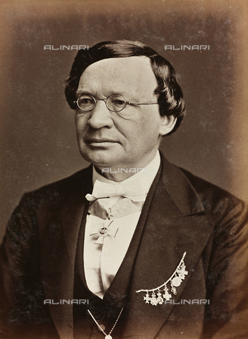 AVQ-A-000144-0499 - Portrait of Wilhelm Taubert (1811-1891), pianist, composer and orchestra's director - Date of photography: 1890 ca. - Alinari Archives, Florence