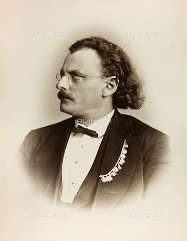 AVQ-A-000144-0513 - Portrait of Ludwig von Brenner (1833-1902), composer and conductor German - Date of photography: 1900-1910 ca. - Alinari Archives, Florence