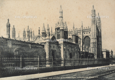 AVQ-A-000167-0005 - King's College, Cambridge - Date of photography: 1890 ca. - Alinari Archives, Florence