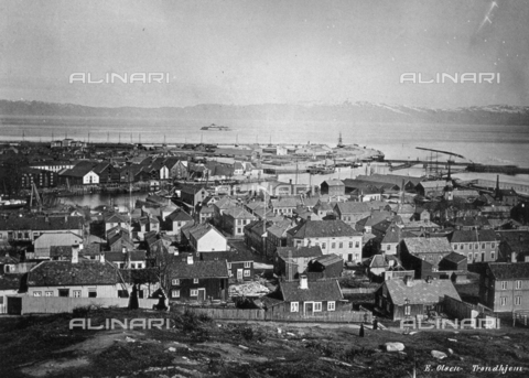 AVQ-A-000204-0028 - Panorama of the city of Trondheim, in Norway - Date of photography: 1890 ca. - Alinari Archives, Florence