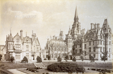 AVQ-A-000223-0036 - The Neogothic College in Edinburgh - Date of photography: 1860-1880 ca. - Alinari Archives, Florence
