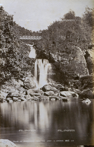 AVQ-A-000223-0057 - The small cascades of Inversnaid Lake in Scotland - Date of photography: 1860-1880 ca. - Alinari Archives, Florence