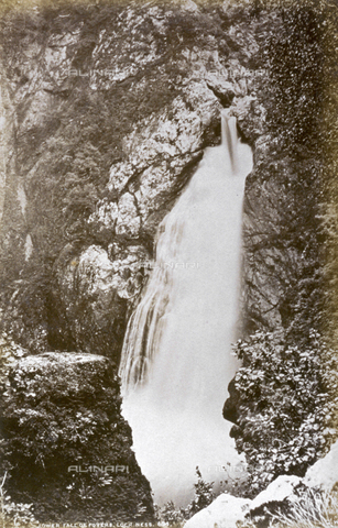 AVQ-A-000223-0080 - The Foyers waterfalls in the environs of Loch Ness in Scotland - Date of photography: 1860-1880 ca. - Alinari Archives, Florence