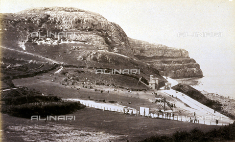 AVQ-A-000223-0088 - Great Orme's Head, small rocky peninsula which marks the boundaries of the city of Llandudno in Wales - Date of photography: 1870-1888 ca. - Alinari Archives, Florence