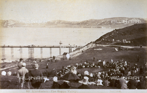 AVQ-A-000223-0089 - The popular park of Happy Valley at Llandudno, Wales - Date of photography: 1870-1888 ca. - Alinari Archives, Florence