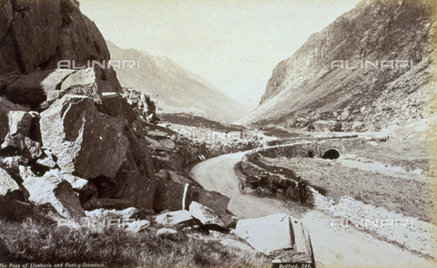 AVQ-A-000223-0099 - A rocky ravine near Llanberis, Wales - Date of photography: 1870-1888 ca. - Alinari Archives, Florence