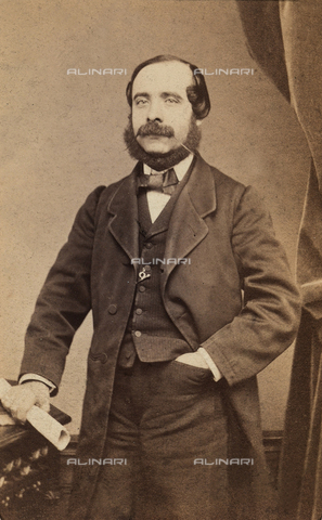 AVQ-A-000351-0152 - Portrait of the French infantry captain Adolphe Blanc - Date of photography: 1865 ca. - Alinari Archives, Florence
