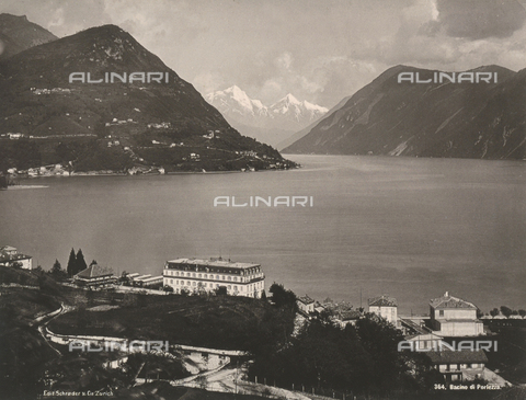 AVQ-A-000370-0023 - View of Porlezza, on Lake Lugano - Date of photography: 1890 ca. - Alinari Archives, Florence