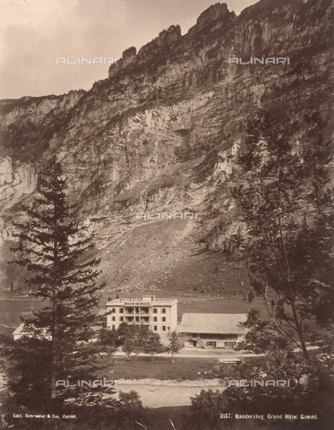 AVQ-A-000402-0033 - The Gemmi Grand Hotel in Kandersteg, Switzerland - Date of photography: 1910 ca. - Alinari Archives, Florence