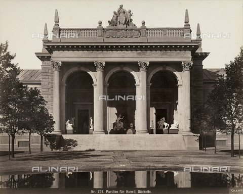 AVQ-A-000456-0007 - 1873 Vienna World's Fair: south side of the arts pavilion - Date of photography: 1873 - Alinari Archives, Florence