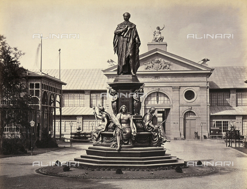 AVQ-A-000456-0024 - 1873 Vienna World's Fair: Commemorative monument to Maximilian II of Baveria - Date of photography: 1873 - Alinari Archives, Florence