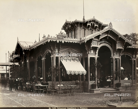 AVQ-A-000456-0033 - Vienna Universal Exhibition of 1873: Swiss cafeteria - Date of photography: 1873 - Alinari Archives, Florence