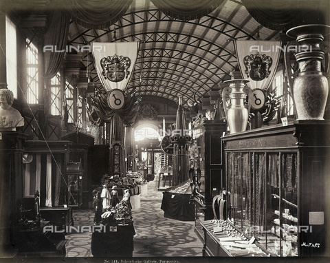 AVQ-A-000456-0044 - Vienna Universal Exhibition of 1873: inside view of the Swedish pavilion - Date of photography: 1873 - Alinari Archives, Florence