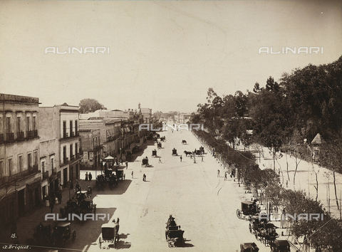 AVQ-A-000480-0009 - Juarez Street in Mexico City - Date of photography: 06/02/1896 - Alinari Archives, Florence