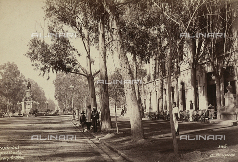 AVQ-A-000480-0011 - Paseo de la Reforma in Mexico City - Date of photography: 06/02/1896 - Alinari Archives, Florence