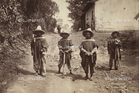 AVQ-A-000480-0040 - Mexican farmers of the State of Veracruz - Date of photography: 06/02/1896 - Alinari Archives, Florence