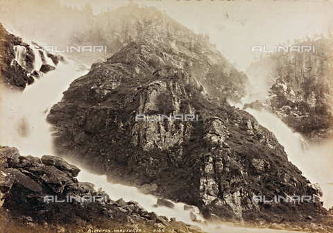 AVQ-A-000630-0003 - Lotefos, in Hardanger, Norway - Date of photography: 1890 ca. - Alinari Archives, Florence