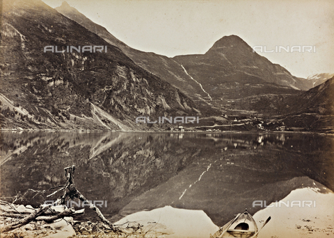 AVQ-A-000630-0019 - Geiranger Fjord, Norway - Date of photography: 1890 ca. - Alinari Archives, Florence