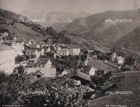 AVQ-A-000670-0040 - View of Seewis im Prà¤ttigau, in Switzerland - Date of photography: 1890 ca. - Alinari Archives, Florence