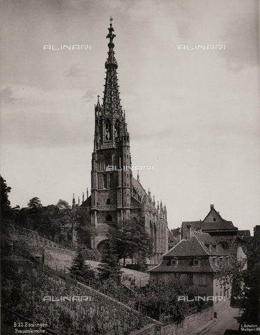AVQ-A-000682-0003 - View of a church in Stuttgart - Date of photography: 1890 ca. - Alinari Archives, Florence