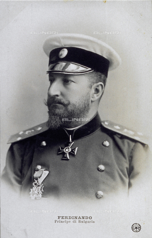 AVQ-A-000806-0063 - Half-length portrait of the King of Bulgaria Ferdinand of Saxe-Coburg - Date of photography: 1908 ca. - Alinari Archives, Florence