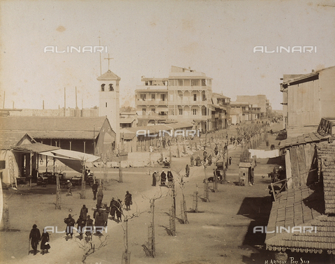 AVQ-A-000845-0008 - A street at Port Said - Date of photography: 1890 ca. - Alinari Archives, Florence
