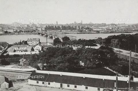AVQ-A-000879-0001 - A panoramic view of Warsaw city, Poland - Date of photography: 1903 - Alinari Archives, Florence