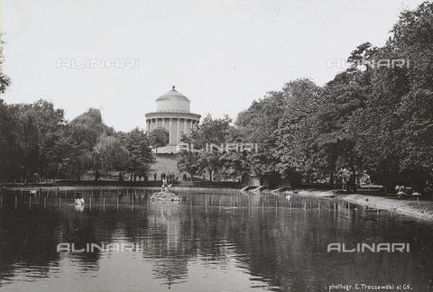 AVQ-A-000879-0017 - Pond in the garden of Saxony, Warsaw, Poland - Date of photography: 1903 - Alinari Archives, Florence