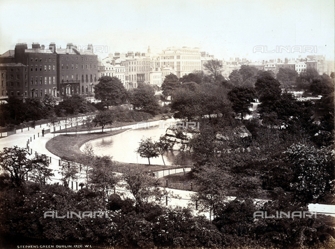 AVQ-A-000897-0069 - Park of Stephens Green in Dublin, Ireland - Date of photography: 1898 ca. - Alinari Archives, Florence