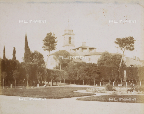 AVQ-A-000921-0029 - The public gardens near the cathedral of Terni - Date of photography: 1899 - Gabba Raccolta Acquisto / Alinari Archives, Florence