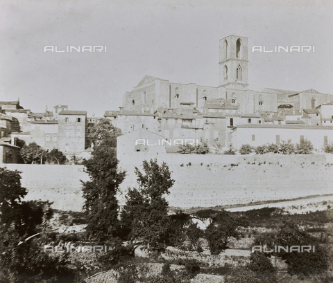 AVQ-A-000921-0037 - View of the Church of San Domenico in Perugia - Date of photography: 08-09/1899 - Alinari Archives, Florence