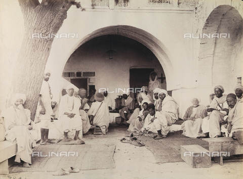 AVQ-A-000946-0034 - Group of men in traditional clothing - Date of photography: 1850-1900 - Alinari Archives, Florence