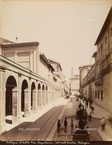 AVQ-A-001033-0062 - Via Ugo Bassi in Bologna - Date of photography: 1890 ca. - Alinari Archives, Florence