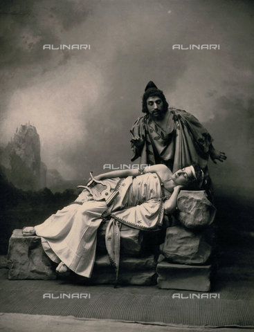 AVQ-A-001055-0061 - Theatrical performance of a Greek play - Date of photography: 1900 ca. - Alinari Archives, Florence