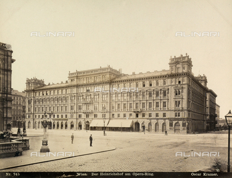AVQ-A-001092-0005 - The Heinrichshof on the Opernring Palace in Vienna - Date of photography: 1880 - Alinari Archives, Florence