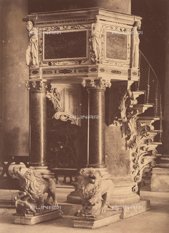 AVQ-A-001185-0043 - Pulpit in the Cathedral of Pisa - Date of photography: 1875-1880 - Alinari Archives, Florence