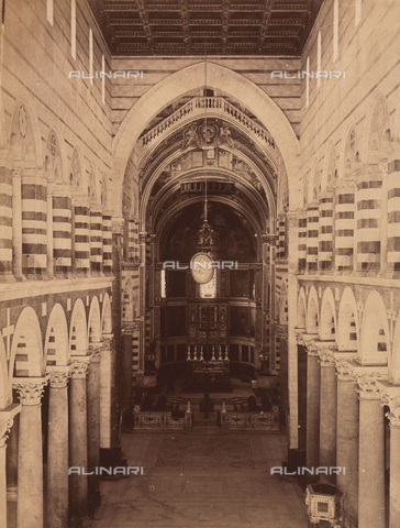 AVQ-A-001185-0047 - The nave in the Cathedral of Pisa - Date of photography: 1875-1880 - Alinari Archives, Florence